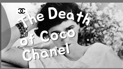 chanel mort|Chanel the couturier death.